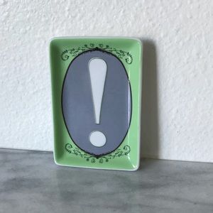 Ring Dish, Vintage Style Exclamation Point